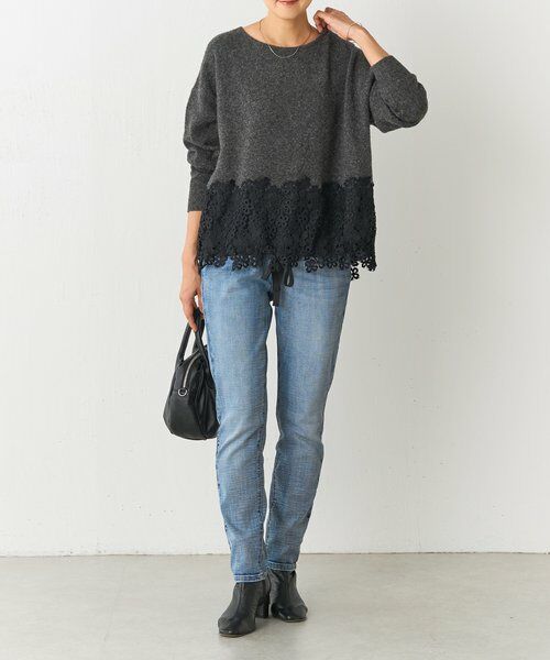 BEARDSLEY / ビアズリー ニット・セーター | 裾レースニット | 詳細26