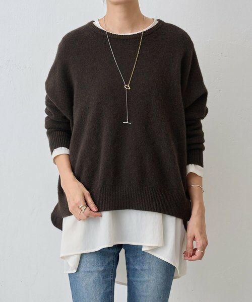 BEARDSLEY / ビアズリー ニット・セーター | ヤク混ワイドニットプルオーバー | 詳細1