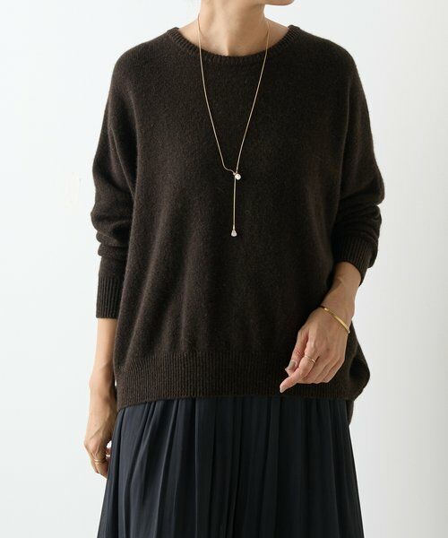 BEARDSLEY / ビアズリー ニット・セーター | ヤク混ワイドニットプルオーバー | 詳細11
