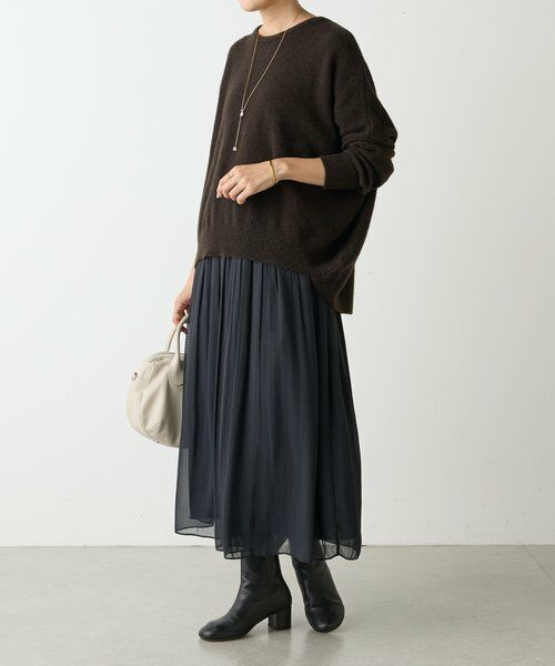 BEARDSLEY / ビアズリー ニット・セーター | ヤク混ワイドニットプルオーバー | 詳細17