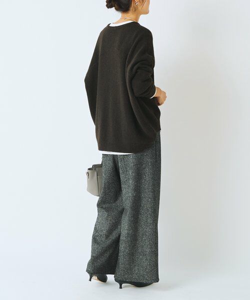 BEARDSLEY / ビアズリー ニット・セーター | ヤク混ワイドニットプルオーバー | 詳細9