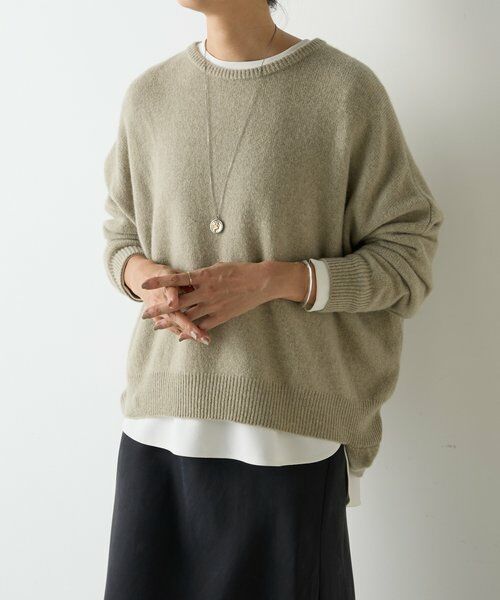 BEARDSLEY / ビアズリー ニット・セーター | ヤク混ワイドニットプルオーバー | 詳細20
