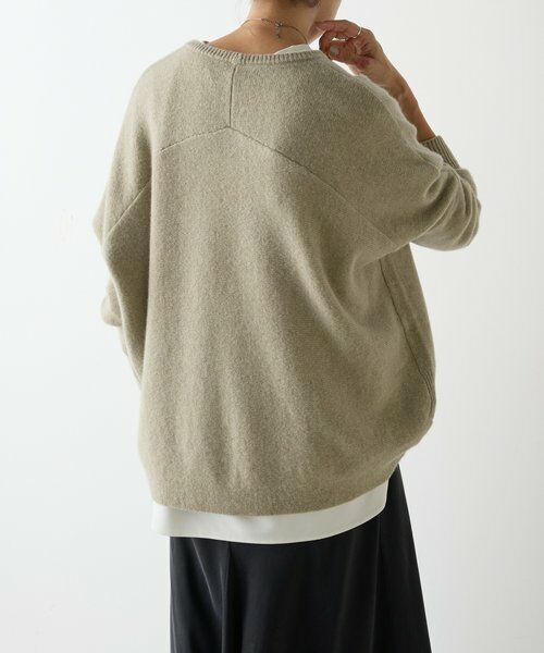 BEARDSLEY / ビアズリー ニット・セーター | ヤク混ワイドニットプルオーバー | 詳細21