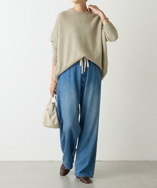 BEARDSLEY / ビアズリー ニット・セーター | ヤク混ワイドニットプルオーバー | 詳細24