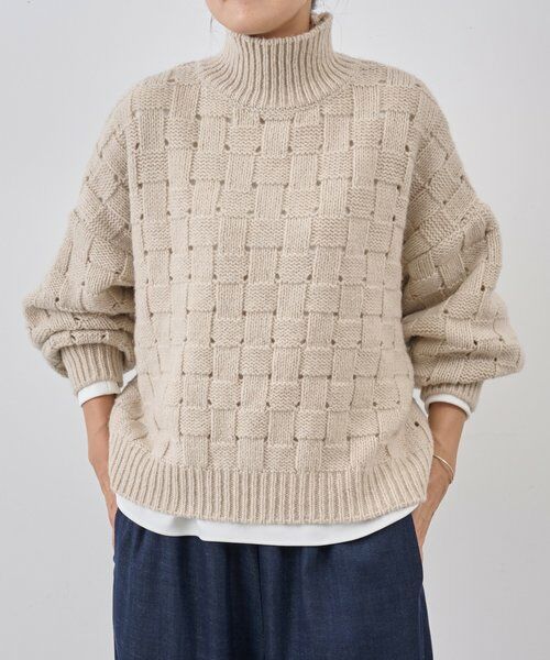 BEARDSLEY / ビアズリー ニット・セーター | バスケットニットプルオーバー | 詳細1