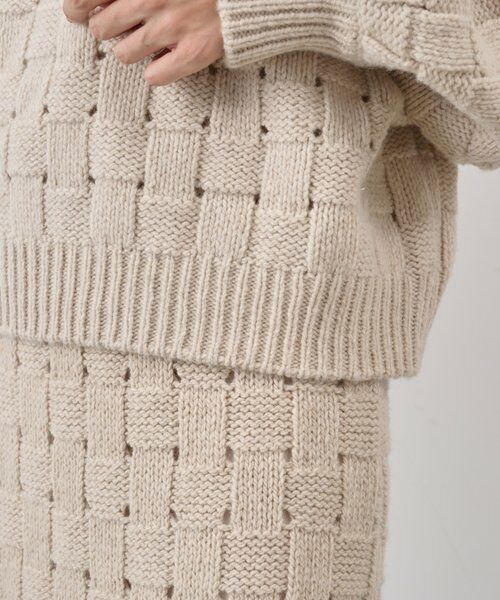 BEARDSLEY / ビアズリー ニット・セーター | バスケットニットプルオーバー | 詳細17