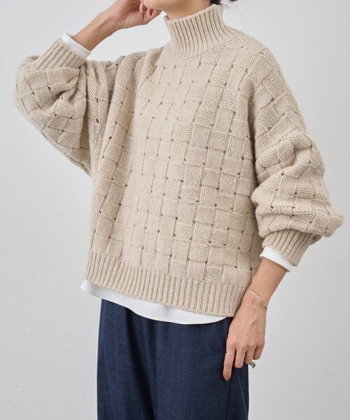 BEARDSLEY / ビアズリー ニット・セーター | バスケットニットプルオーバー | 詳細2