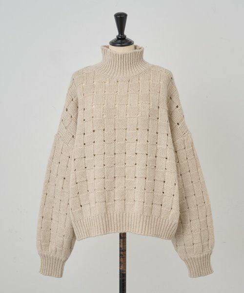 BEARDSLEY / ビアズリー ニット・セーター | バスケットニットプルオーバー | 詳細24