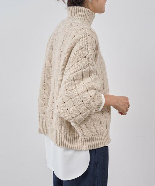 BEARDSLEY / ビアズリー ニット・セーター | バスケットニットプルオーバー | 詳細3
