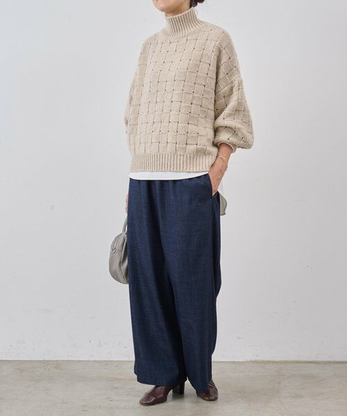 BEARDSLEY / ビアズリー ニット・セーター | バスケットニットプルオーバー | 詳細6