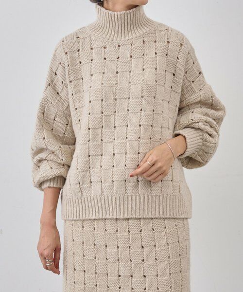 BEARDSLEY / ビアズリー ニット・セーター | バスケットニットプルオーバー | 詳細8