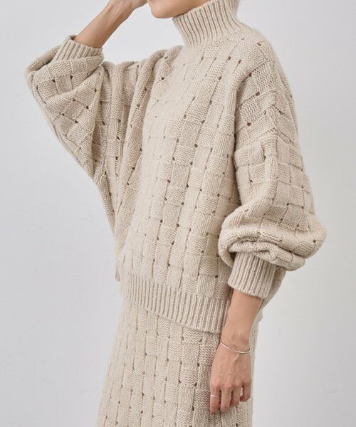 BEARDSLEY / ビアズリー ニット・セーター | バスケットニットプルオーバー | 詳細9