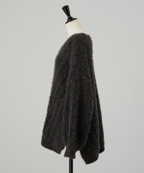 BEARDSLEY / ビアズリー ニット・セーター | フェザーヤーンケーブルニット | 詳細11