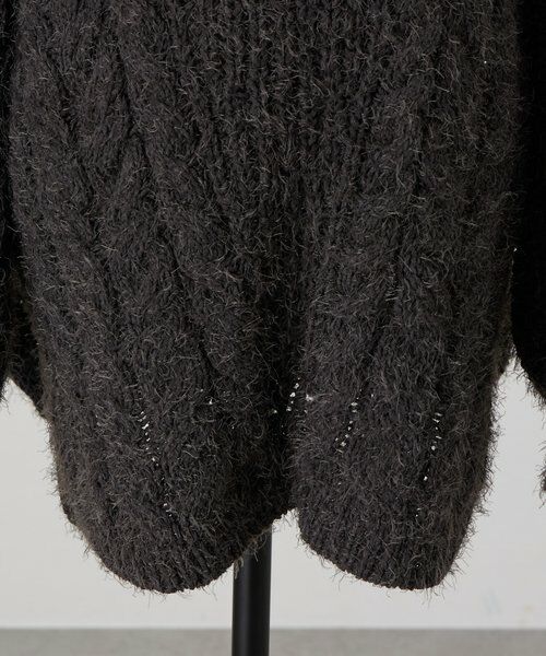 BEARDSLEY / ビアズリー ニット・セーター | フェザーヤーンケーブルニット | 詳細19