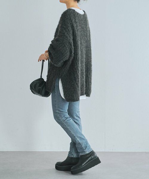 BEARDSLEY / ビアズリー ニット・セーター | フェザーヤーンケーブルニット | 詳細6