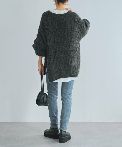 BEARDSLEY / ビアズリー ニット・セーター | フェザーヤーンケーブルニット | 詳細8