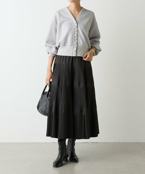 BEARDSLEY / ビアズリー カットソー | パール釦ダンボールカーディガン | 詳細11