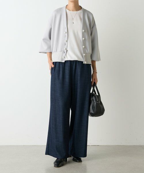 BEARDSLEY / ビアズリー カットソー | パール釦ダンボールカーディガン | 詳細14