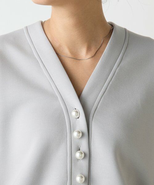 BEARDSLEY / ビアズリー カットソー | パール釦ダンボールカーディガン | 詳細8
