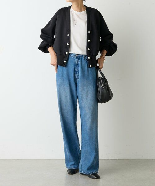 BEARDSLEY / ビアズリー カットソー | パール釦ダンボールカーディガン | 詳細22