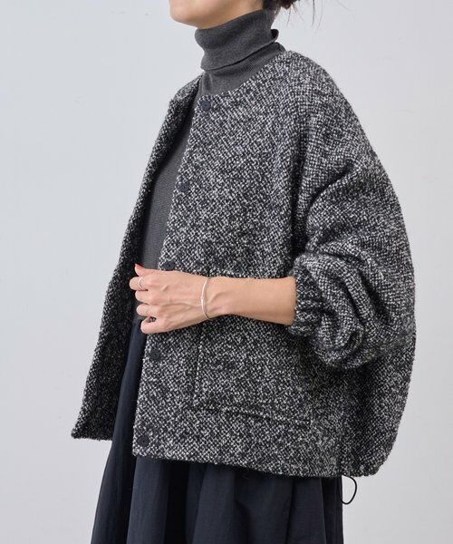 BEARDSLEY / ビアズリー その他アウター | ツイードバルーン羽織 | 詳細13