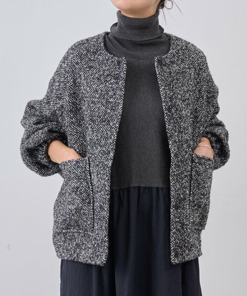 BEARDSLEY / ビアズリー その他アウター | ツイードバルーン羽織 | 詳細15