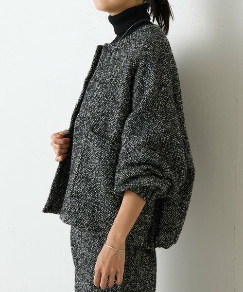 BEARDSLEY / ビアズリー その他アウター | ツイードバルーン羽織 | 詳細2