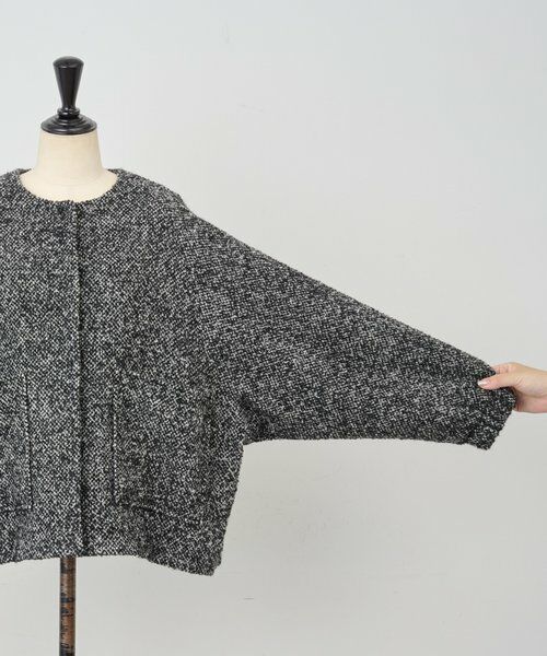 BEARDSLEY / ビアズリー その他アウター | ツイードバルーン羽織 | 詳細26