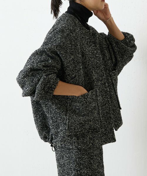 BEARDSLEY / ビアズリー その他アウター | ツイードバルーン羽織 | 詳細4