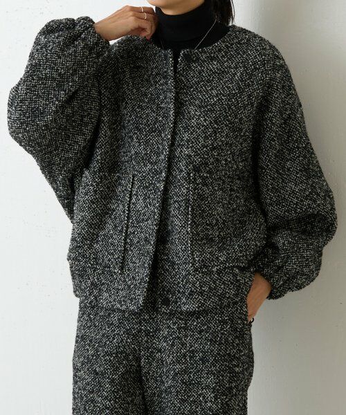 BEARDSLEY / ビアズリー その他アウター | ツイードバルーン羽織 | 詳細8