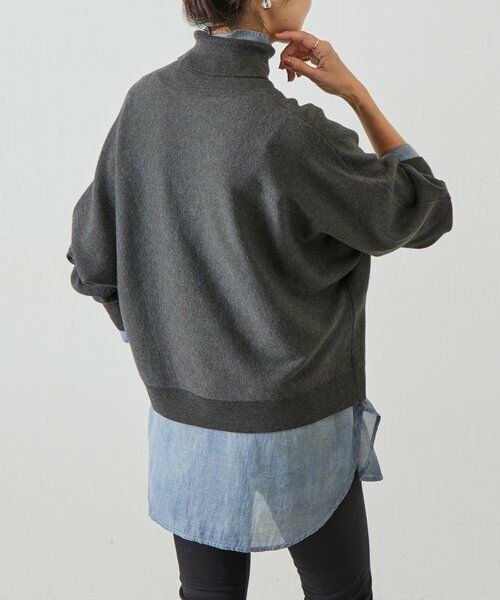 BEARDSLEY / ビアズリー ニット・セーター | ハイネックドルマンニット | 詳細13