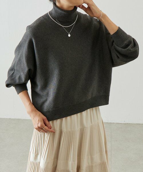 BEARDSLEY / ビアズリー ニット・セーター | ハイネックドルマンニット | 詳細4