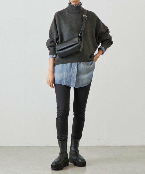 BEARDSLEY / ビアズリー ニット・セーター | ハイネックドルマンニット | 詳細8