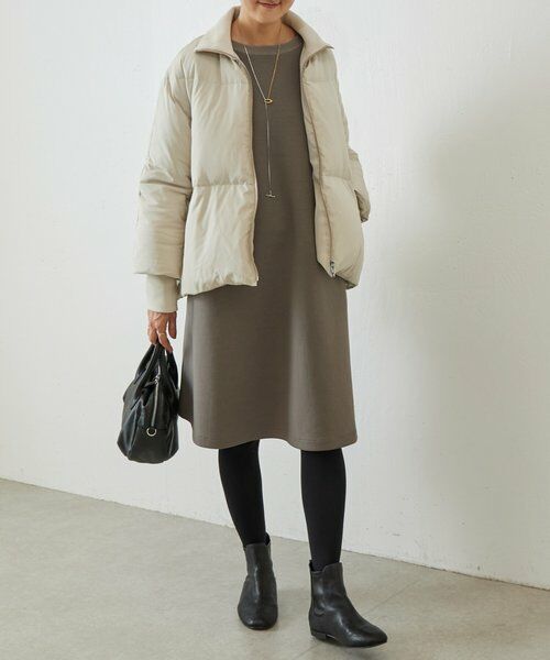 袖パフダンボールワンピース （ロング・マキシ丈ワンピース