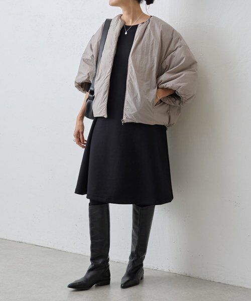 BEARDSLEY / ビアズリー ロング・マキシ丈ワンピース | 袖パフダンボールワンピース | 詳細17