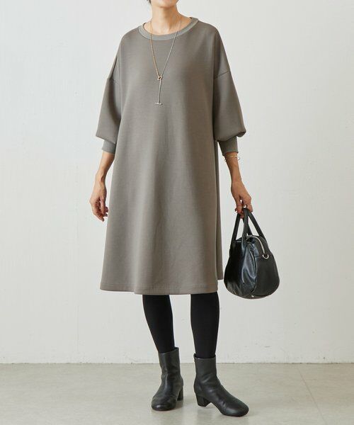 BEARDSLEY / ビアズリー ロング・マキシ丈ワンピース | 袖パフダンボールワンピース | 詳細5