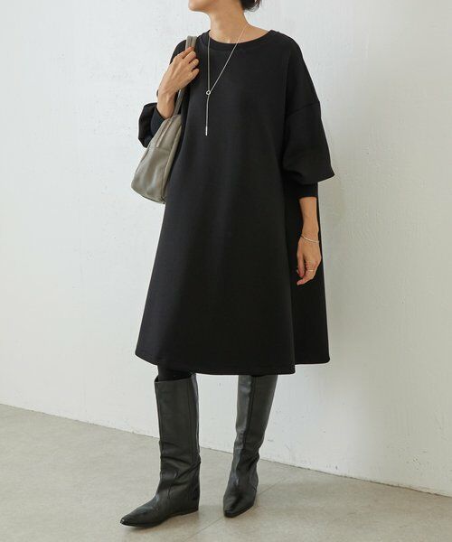 BEARDSLEY / ビアズリー ロング・マキシ丈ワンピース | 袖パフダンボールワンピース | 詳細18