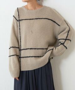 BEARDSLEY / ビアズリー ニット・セーター | ビッグチェックヤクニット
