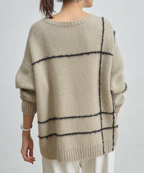 BEARDSLEY / ビアズリー ニット・セーター | ビッグチェックヤクニット | 詳細10