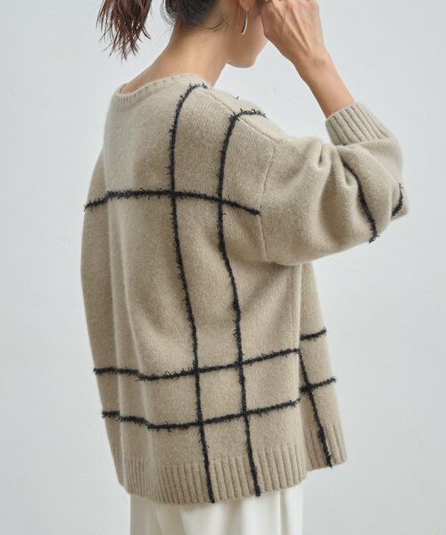 BEARDSLEY / ビアズリー ニット・セーター | ビッグチェックヤクニット | 詳細11