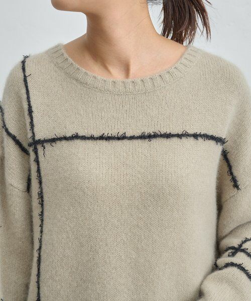 BEARDSLEY / ビアズリー ニット・セーター | ビッグチェックヤクニット | 詳細17