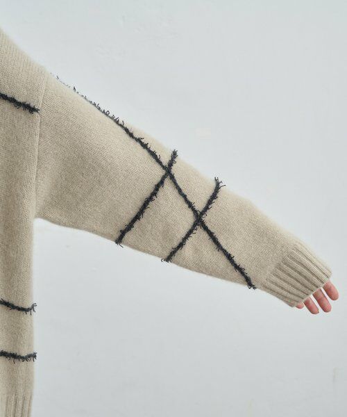 BEARDSLEY / ビアズリー ニット・セーター | ビッグチェックヤクニット | 詳細18