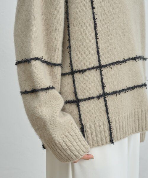 BEARDSLEY / ビアズリー ニット・セーター | ビッグチェックヤクニット | 詳細19