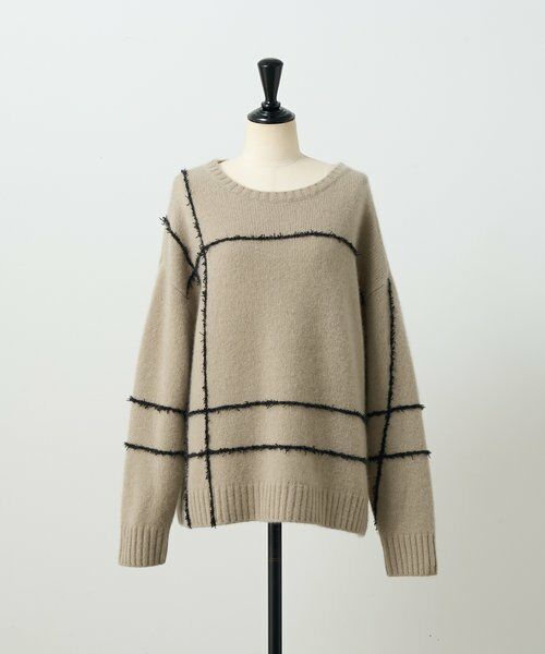 BEARDSLEY / ビアズリー ニット・セーター | ビッグチェックヤクニット | 詳細20