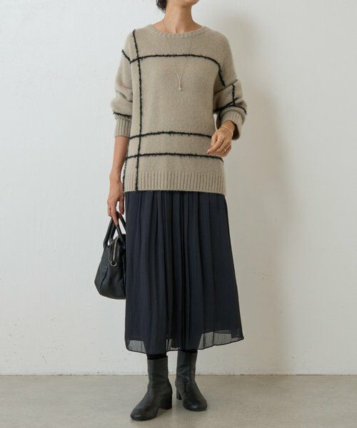 BEARDSLEY / ビアズリー ニット・セーター | ビッグチェックヤクニット | 詳細3