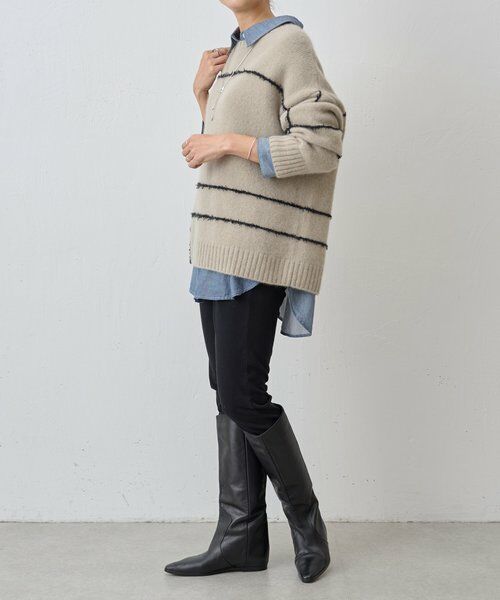 BEARDSLEY / ビアズリー ニット・セーター | ビッグチェックヤクニット | 詳細7