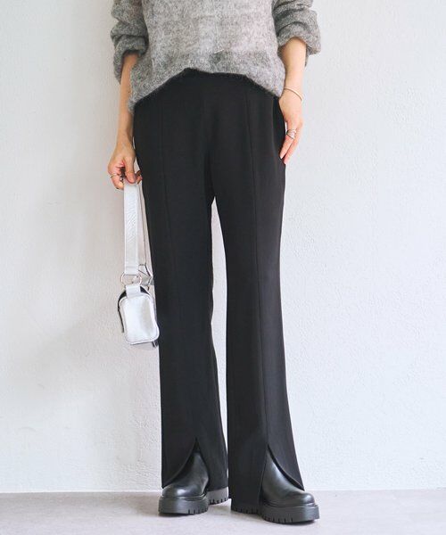 BEARDSLEY / ビアズリー その他パンツ | トロミフロントスリットパンツ | 詳細1