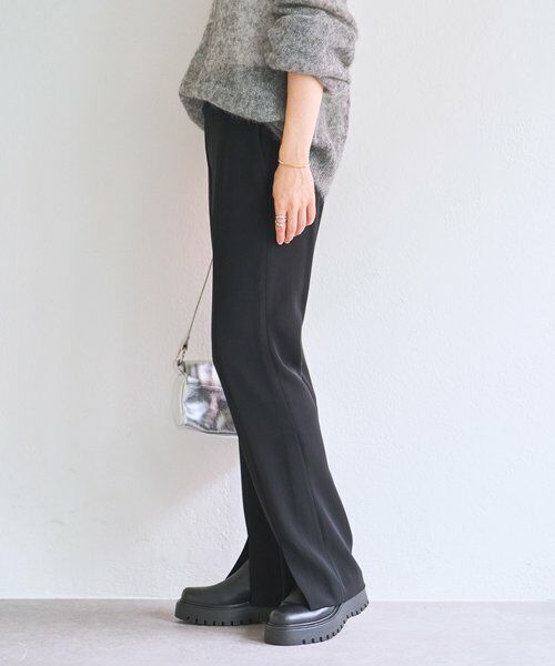 BEARDSLEY / ビアズリー その他パンツ | トロミフロントスリットパンツ | 詳細3
