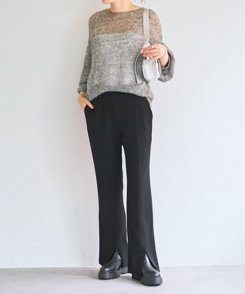 BEARDSLEY / ビアズリー その他パンツ | トロミフロントスリットパンツ | 詳細7