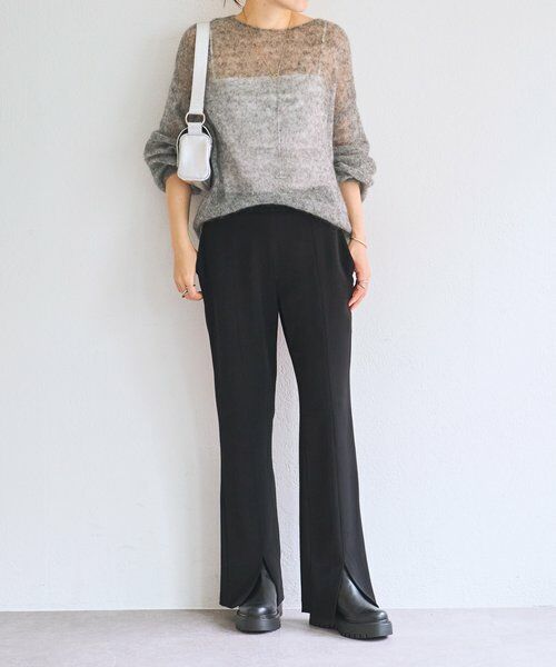 BEARDSLEY / ビアズリー その他パンツ | トロミフロントスリットパンツ | 詳細8